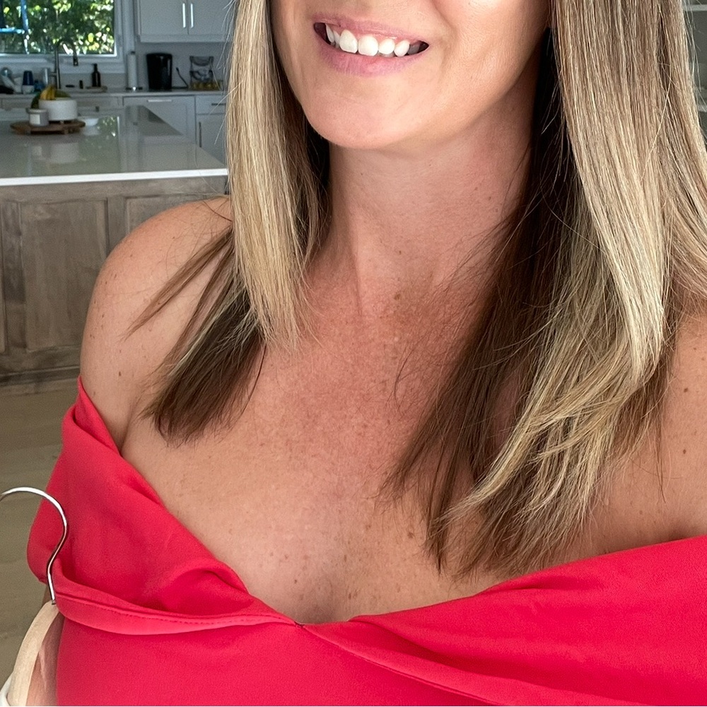 Off The Shoulder Ruched Midi Dress - Picture 3 of 16